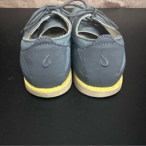 Olukai Honolulu Lace Mesh Men\'s Casual Shoes Gray Loafers Size US 19 EU 42 main image 4